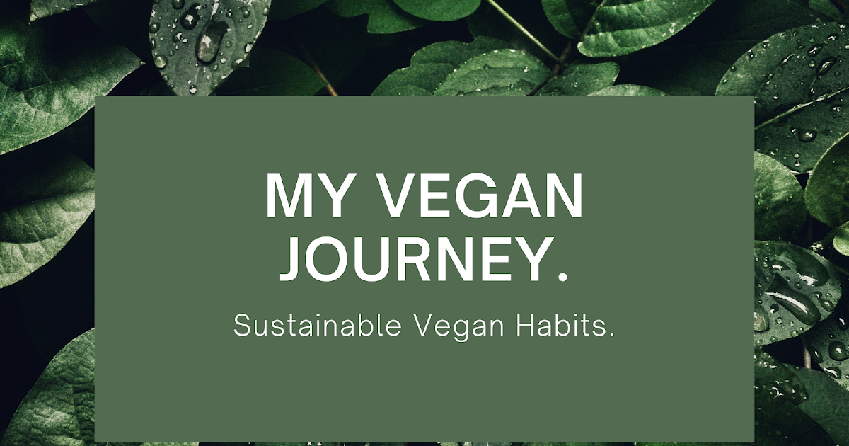 my vegan journey